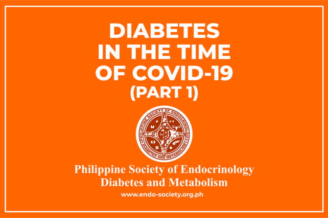 Diabetes in the time of COVID-19: Part 1